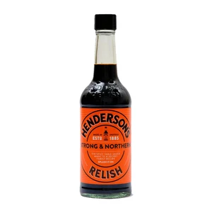 Buy Henderson's Strong & Northern Relish 248ml. The iconic Sheffield table sauce for stews, pies, marinades, gravies, chips and Bloody Mary cocktails.