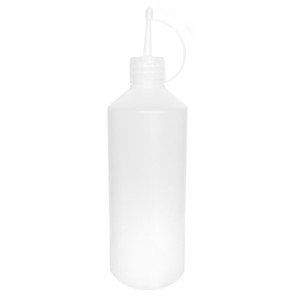 500ml Clear Squeezy Sauce Bottle for dispensing sauces, dressings, condiments and coulis with greater control during preparation and plating.