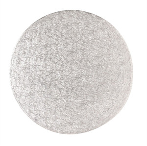 8” Round Silver Cake Card x 25 8” Round Silver Cake Card x 25