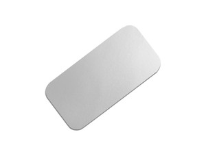No. 6a Rectangular Takeaway Lids x 500 for compatible foil food trays, providing a practical way to cover takeaway meals for collection and transport.