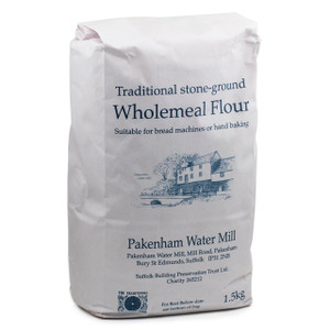 Pakenham Water Mill Stone-Ground Wholemeal Flour 1.5kg Pakenham Water Mill Stone-Ground Wholemeal Flour 1.5kg