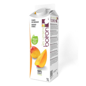 Boiron Ambient Mango Puree 1kg brings rich tropical mango flavour to desserts, coulis, sorbets, cheesecakes, cocktails, smoothies and drinks.