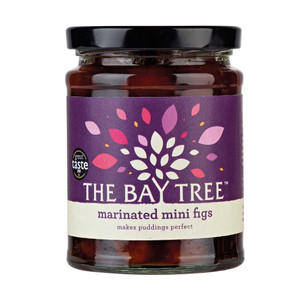 The Bay Tree Marinated Mini Figs 600g are sweet, soft whole figs ready for cheese boards, charcuterie, salads, crostini and easy desserts.