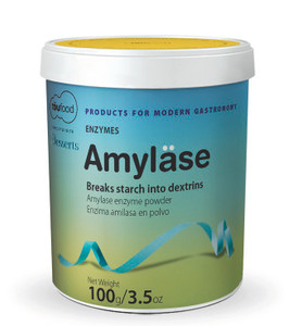 Toufood Amylase Powder 100g is a specialist culinary enzyme for breaking down starch and creating new textures with potato, rice, grains and other foods.