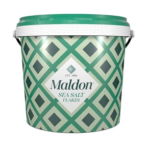 Maldon Sea Salt 1.4kg features hand-harvested pyramid flakes with a clean flavour and delicate crunch for cooking, finishing, baking and brining.