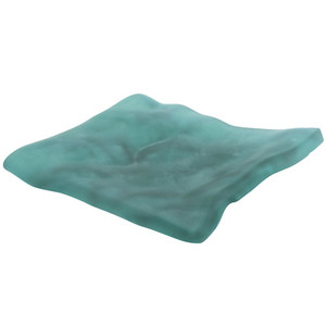 Pordamsa Mar Green Matte Glass Tray 15cm XGLAS-1512VMAT Pordamsa Mar Green Matte Glass Tray 15cm XGLAS-1512VMAT