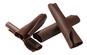 Callebaut Milk Chocolate Curved Shavings 2.5kg with smooth creamy flavour, perfect for decorating cakes, ice cream and plated desserts.