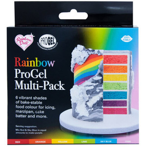 Rainbow Dust ProGel Food Colouring Multipack 6 x 25g Rainbow Dust ProGel Food Colouring Multipack 6 x 25g