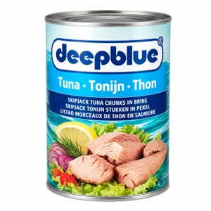 Buy Deepblue Tuna Skipjack Chunks in Brine 800g at i4C. With 560g drained weight, ideal for tuna sandwiches, salads, pasta bakes and catering.