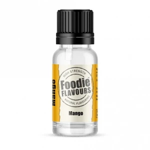Buy Foodie Flavours Natural Mango Flavouring 15ml at i4C. High-strength tropical mango flavour for cakes, buttercream, patisserie and desserts.