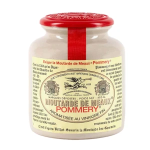 Buy Pommery Meaux French Wholegrain Mustard 500g at i4C. Traditional French mustard in a stoneware jar, perfect for sauces, dressings and roasts.