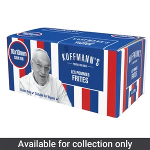 Buy Koffmann's Les Pomme Frites 10mm 4 x 2.27kg at i4C. Premium frozen French fries with a golden, crispy finish, perfect for steak frites and burgers.