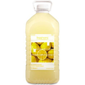 Freshers Lemon Squash Drink No Added Sugar 5L Freshers Lemon Squash Drink No Added Sugar 5L