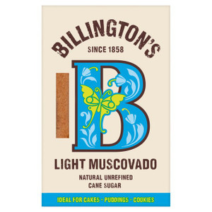 Billington’s Light Muscovado Sugar 500g Billington’s Light Muscovado Sugar 500g
