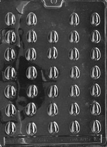 TINY EASTER EGGS PLASTIC CHOCOLATE MOULD 22mm TINY EASTER EGGS PLASTIC CHOCOLATE MOULD 22mm
