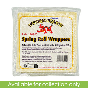Imperial Dragon Frozen Spring Roll Wrappers 510g Imperial Dragon Frozen Spring Roll Wrappers 510g