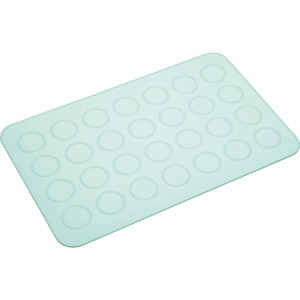 Sweetly Does It Silicone Macaroon Baking Sheet with 28 non-stick macaron moulds. Ideal for uniform macaroons, meringues, and biscuits. Sweetly Does It Silicone Macaroon Baking Sheet with 28 non-stick macaron moulds. Ideal for uniform macaroons, meringues, and biscuits.