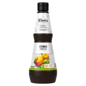 Knorr Professional Intense Flavours Citrus Fresh 400ml adds mandarin, lime and yuzu brightness to sauces, marinades, dressings and desserts.