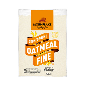 Mornflake Stoneground Oatmeal Fine 750g is a smooth wholegrain oatmeal ideal for creamy porridge, baking and everyday home cooking.