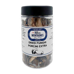 Roi Des Montagnes Dried Funghi Porcini Extra 40g bring rich woodland flavour to risotto, pasta sauces, soups and hearty stews.