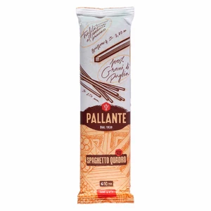 Pallante Spaghetto Quadro Bronze Die 500g is authentic Italian square cut pasta with a rough texture for perfect sauce grip and rich, satisfying meals.