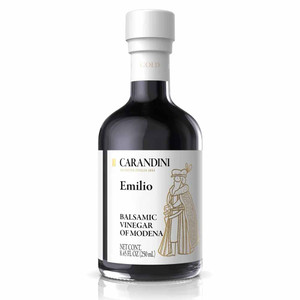 Carandini Balsamic Vinegar Gold 250ml is a premium Italian balsamic with rich sweet and tangy notes, perfect for salads, marinades and finishing dishes.
