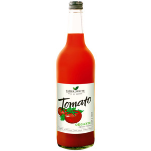 James White Organic Tomato Juice 750 ml is a smooth, full flavoured organic tomato juice ideal for drinking, cooking and classic brunch cocktails.