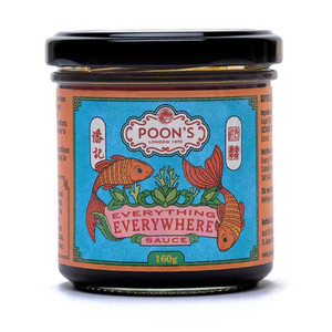 Poon’s London Everything Everywhere Sauce 160g sweet, savoury and gently spicy Chinese chilli sauce for noodles, rice, marinades and more.