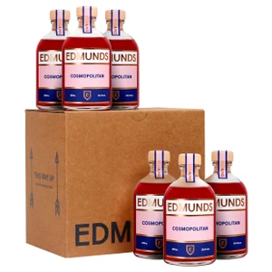 Shop Edmunds Cocktails Cosmopolitan 6 x 100ml, made with Absolut Citron Vodka, Cointreau, cranberry and lime for a classic ready-to-shake cocktail.