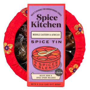 Buy the Spice Kitchen Middle Eastern & African Spice Tin at Infusions4chefs. Seven authentic spice blends with recipe book, perfect for gifting and everyday cooking.