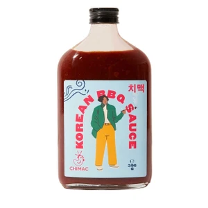 Chimac Korean BBQ 390g is a sweet, tangy Korean-inspired BBQ sauce with fermented soybean and brown sugar. Perfect for marinades, glazing, dipping and burgers.