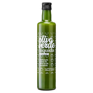 Caviaroli Liquid Green Olive Sauce 500ml is a smooth Spanish olive dressing made from pickled green olives, perfect for pasta, salads, seafood and sharing plates.