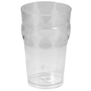 Mini Pint Glass 10cl clear plastic for serving drinks, desserts, and appetisers. Semi disposable and perfect for events or tastings. Mini Pint Glass 10cl clear plastic for serving drinks, desserts, and appetisers. Semi disposable and perfect for events or tastings.