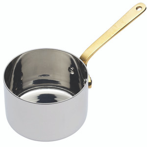 MasterClass Stainless Steel 6.5cm Serving Saucepan ideal for stylishly serving sauces sides and desserts. Durable design perfect for home or restaurant use. MasterClass Stainless Steel 6.5cm Serving Saucepan ideal for stylishly serving sauces sides and desserts. Durable design perfect for home or restaurant use.
