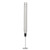La Cafetière battery powered milk frother with slim stainless steel handle and whisk attachment.