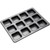 MasterClass Non Stick 12 Hole Brownie Pan for evenly baked, portioned brownies. Durable, easy to clean and dishwasher safe.