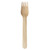Disposable Bamboo Fork 16cm x 100, strong, natural bamboo cutlery ideal for events, takeaway and serving salads, street food and desserts.