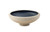 Ink Bowl 6" navy and stone porcelain bowl. Durable, stylish and ideal for soups, desserts and small dishes. Dishwasher safe.