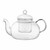 Long Island Teapot 1L made from durable borosilicate glass with removable filter. Ideal for loose leaf tea, fruit tea, iced tea and cocktails.