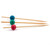 Buy Emerald Ball Skewers 110mm x 100. Decorative cocktail and canapé skewers ideal for buffet food, appetisers, grazing tables and drink garnishes.