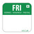 Hygiplas Dissolvable Food Rotation Labels Friday x 1000 offer clear day coding for food containers and dissolve during washing for easier reuse.