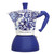 Bialetti Dolce & Gabbana Mediterranean Blue Moka Induction 6 Cup. Induction stovetop coffee maker with iconic Italian design.