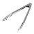 Vogue Catering Tongs 10" feature stainless steel construction, serrated grips, spring-loaded action and a locking mechanism for easy food handling.