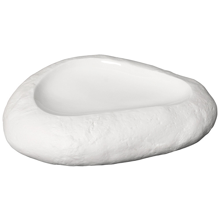 Pordamsa Sand Thermal Plate 24cm stone shaped porcelain plate heat resistant to 300ºC ideal for hot or cold dishes durable stylish and dishwasher safe.