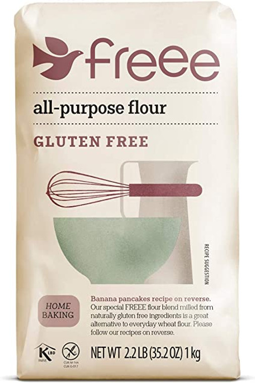Doves Farm Gluten Free Plain Flour 1kg. A versatile gluten free flour blend ideal for cakes, biscuits, sauces, pastry and everyday home baking.