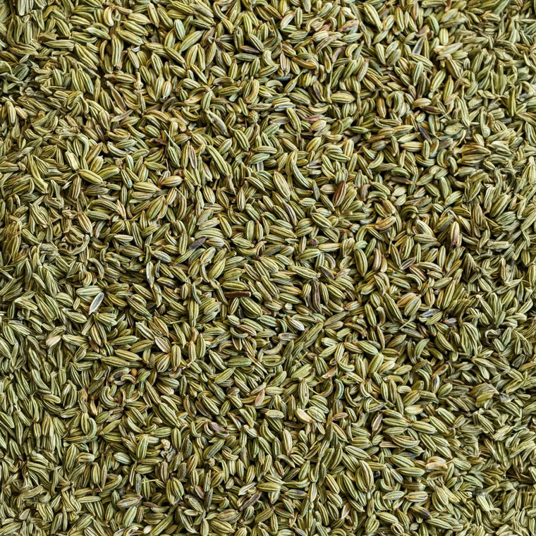 Fennel Seeds 1kg. Aromatic spice with liquorice notes, perfect for curries, breads, sausages, teas, and desserts. Ideal for home cooks and professional kitchens.