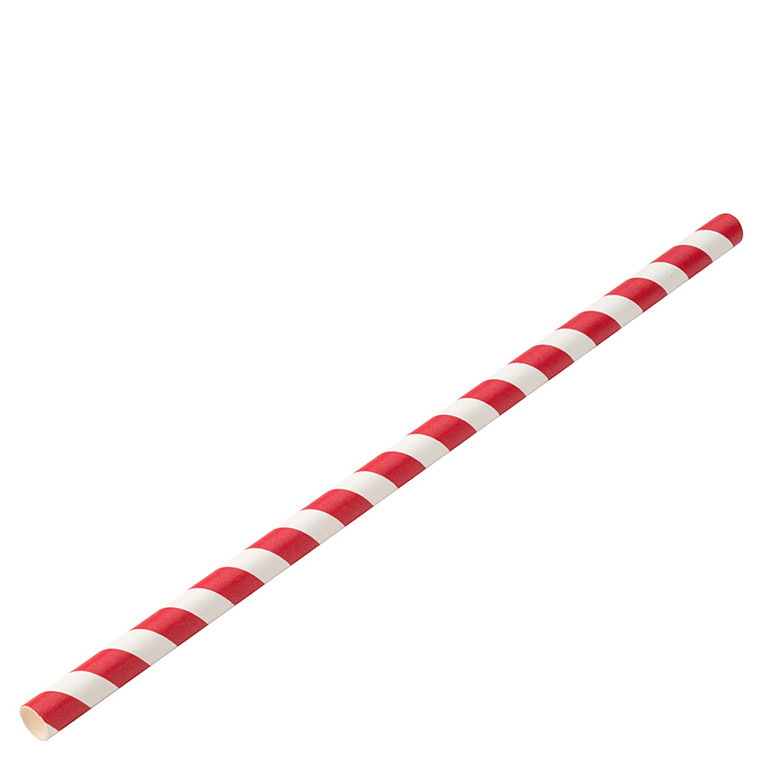 Paper Jumbo Red Stripe Straws 23cm (Pack of 250), eco-friendly, biodegradable paper straws for smoothies, milkshakes, and cocktails. Stylish and sustainable. Paper Jumbo Red Stripe Straws 23cm (Pack of 250), eco-friendly, biodegradable paper straws for smoothies, milkshakes, and cocktails. Stylish and sustainable.