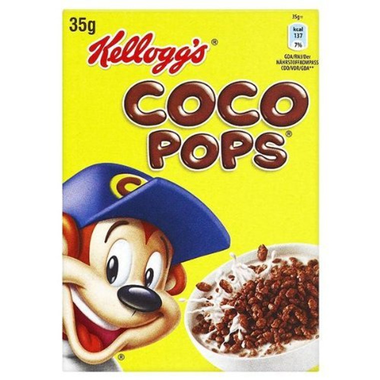 Buy Kellogg’s Coco Pops 40 x 35g, individually packed chocolate rice cereal that turns milk chocolatey. Ideal for catering or quick breakfasts.