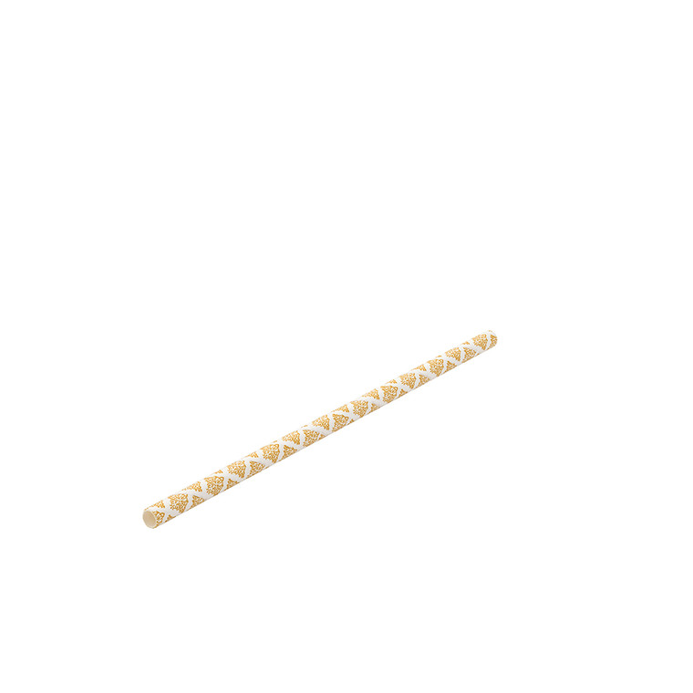 Paper Filigree Gold Cocktail Straw 5.5" pack of 250, ideal for cocktails, iced drinks, parties, weddings and festive celebrations.
