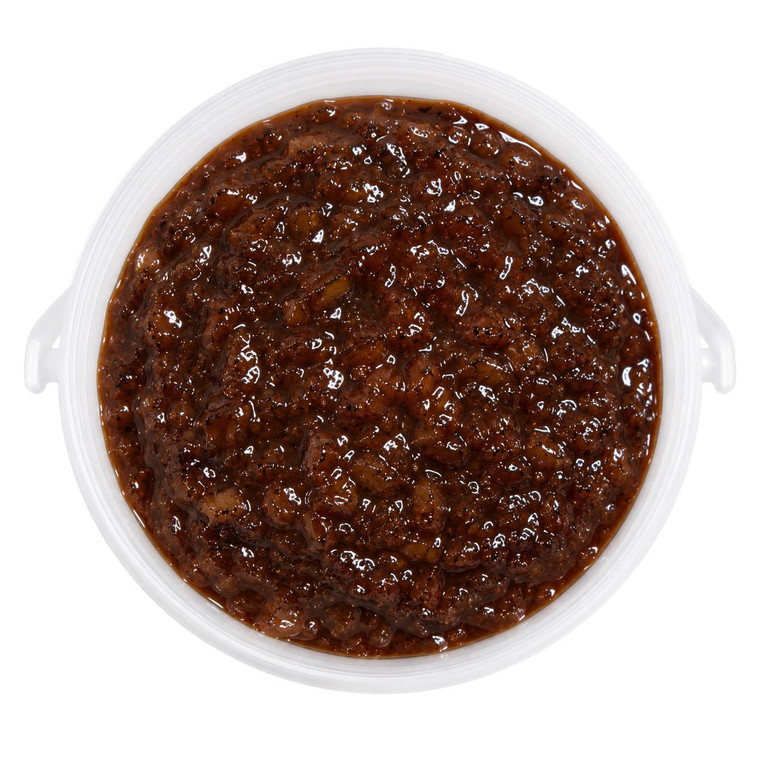 Stokes Apple and Cider Brandy Chutney 2kg is a rich, fruity apple chutney for cheese boards, sausages, pork, toasties and buffet style meals.